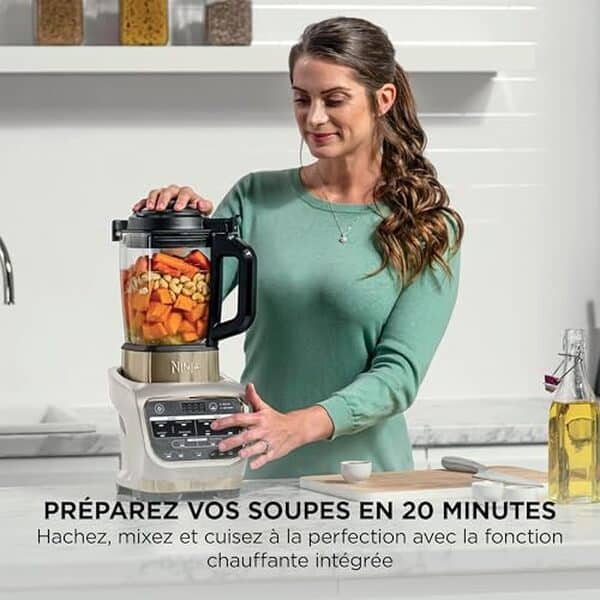 Découvrez notre test complet du blender chauffant Ninja Foodi HB150EUSTGD 1000W : performances, fonctionnalités et avis détaillé pour bien choisir votre appareil.