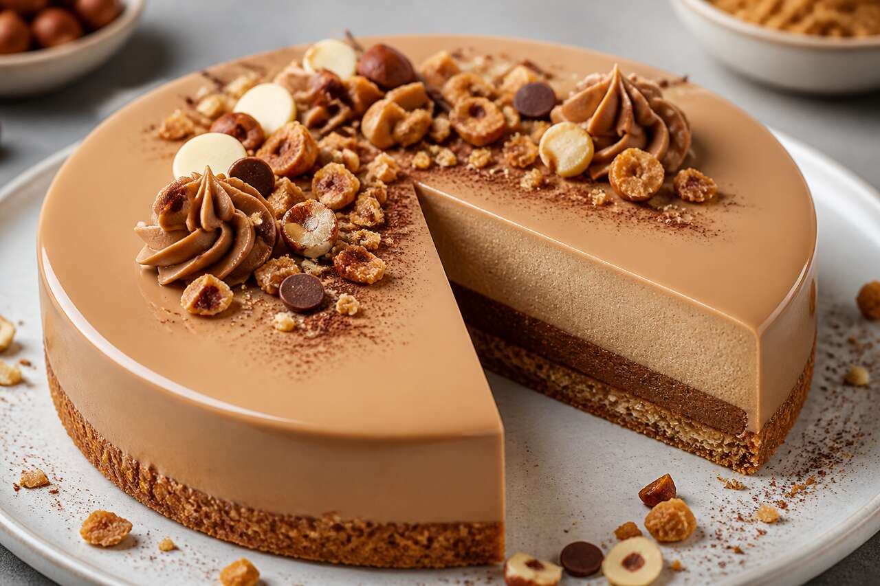 Recette d'entremets praliné fondant et gourmand