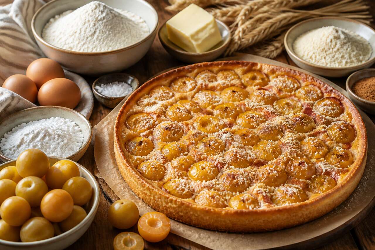 Recette facile de tarte aux mirabelles traditionnelle