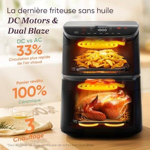 Découvrez notre test détaillé de la friteuse sans huile COSORI Air Fryer Turbo Tower Pro 10, 8L : performances, avantages et inconvénients pour bien choisir.