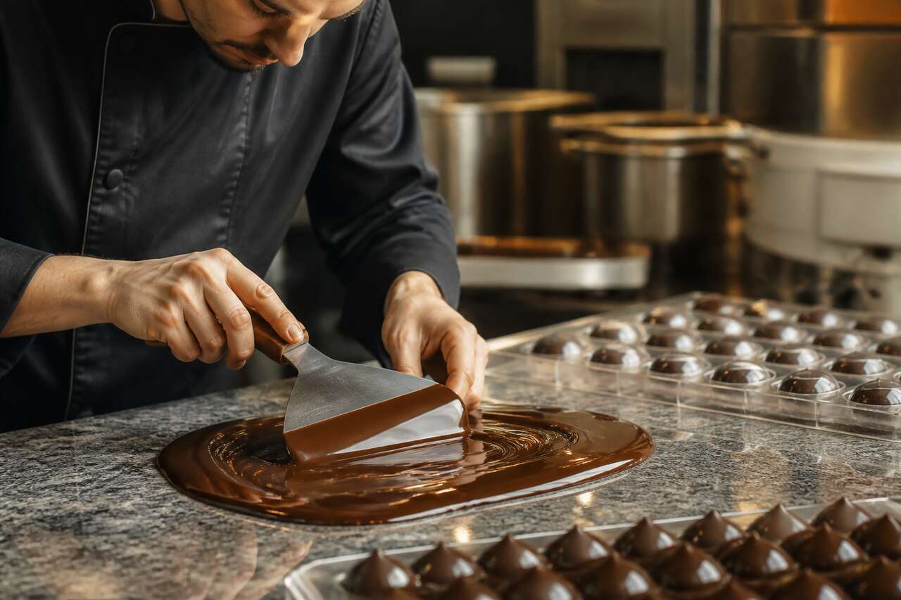 Tempérage: la méthode simple pour un chocolat brillant et qui se démoule bien Tempérage: la méthode simple pour un chocolat brillant et qui se démoule bien