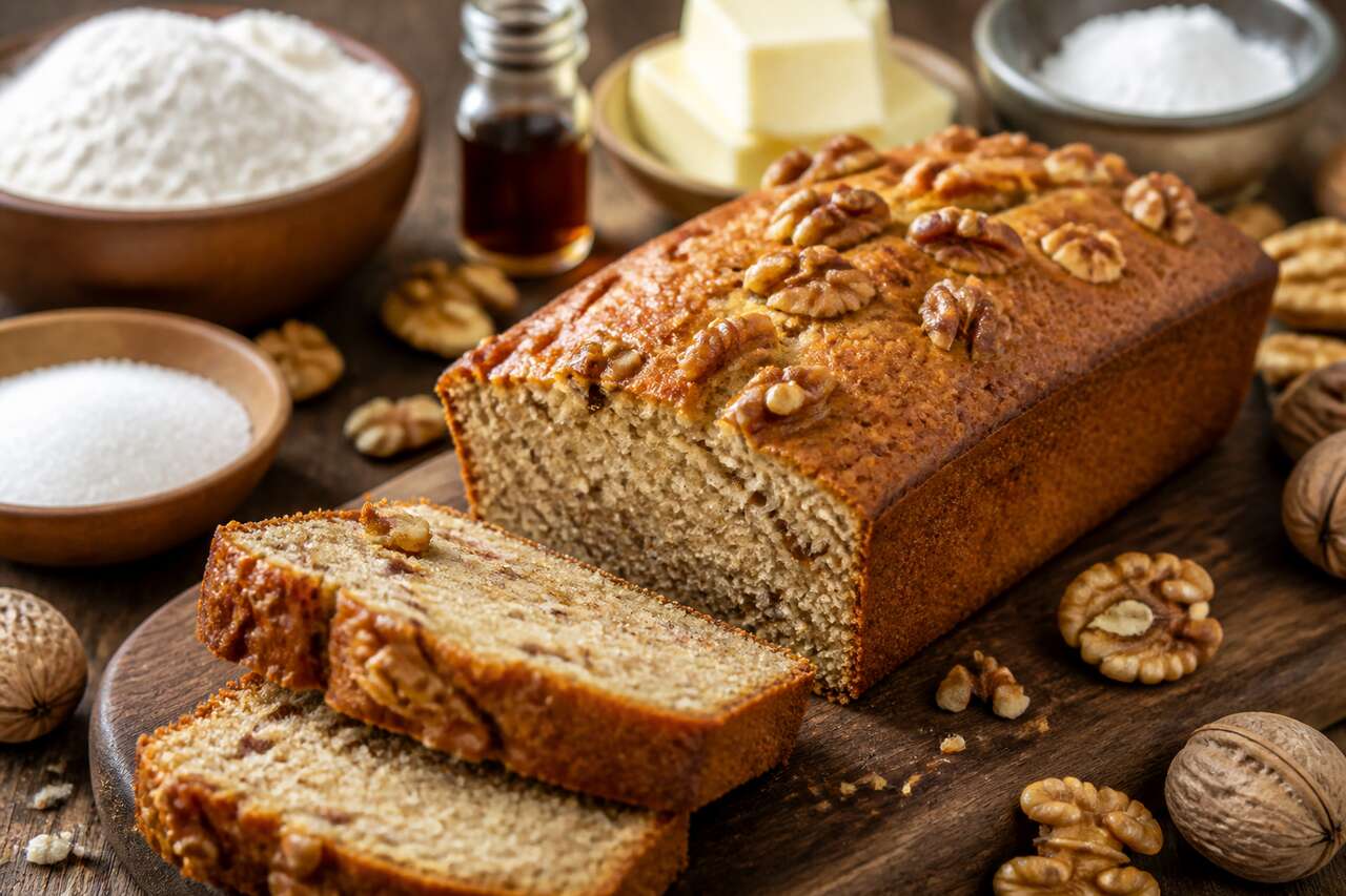 Gâteau aux noix moelleux et facile : découvrez la recette