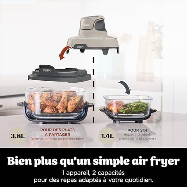 Découvrez notre test complet de la friteuse sans huile Ninja CRIPSi 1700 W: performances, avantages et résultats pour bien choisir votre appareil. 