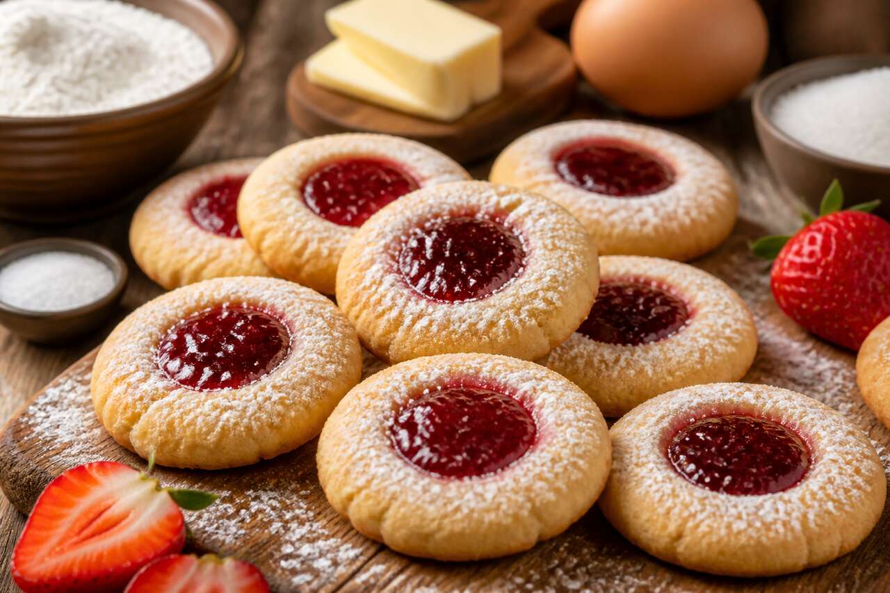 Recette des sablés à la confiture