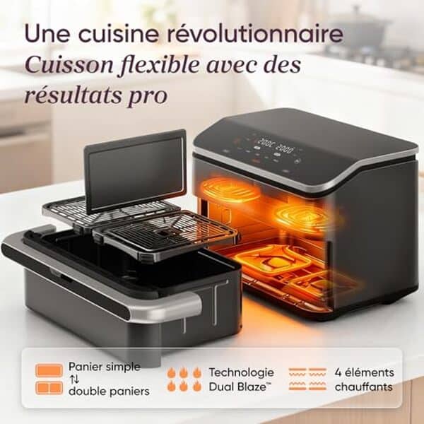 Découvrez notre test détaillé de la friteuse Cosori Air Fryer 10L Twinfry avec double résistance. Performances, efficacité énergétique et verdict final. 