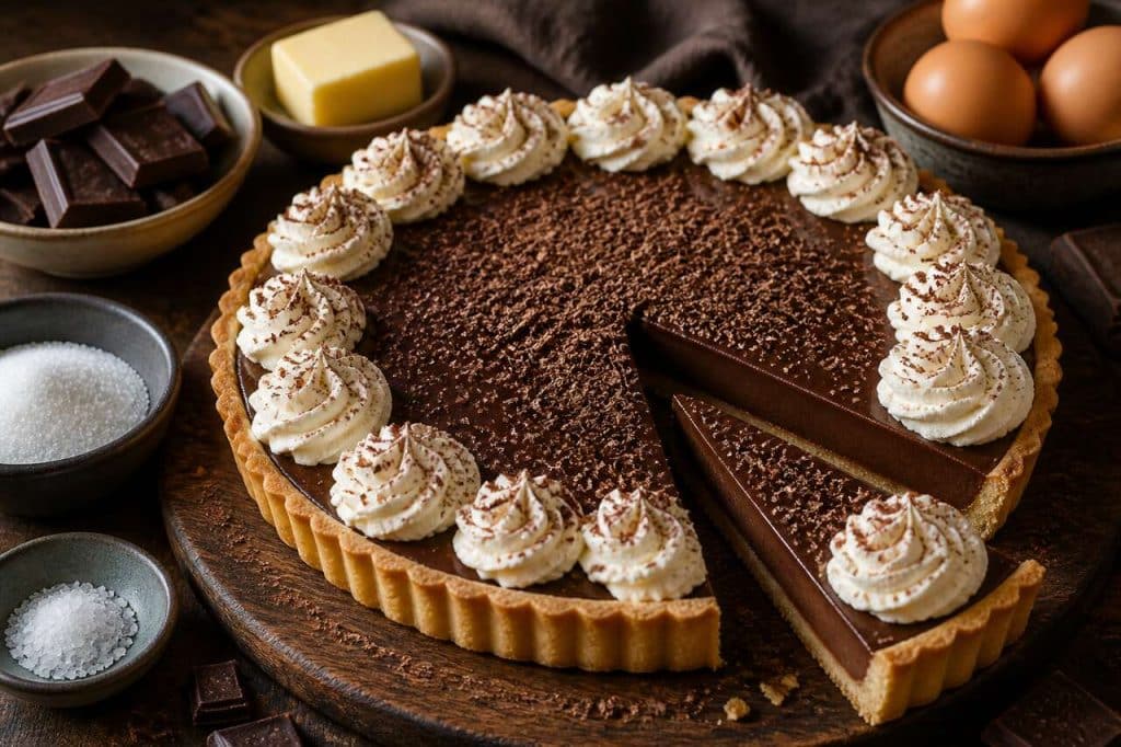 Tarte au chocolat facile : recette gourmande