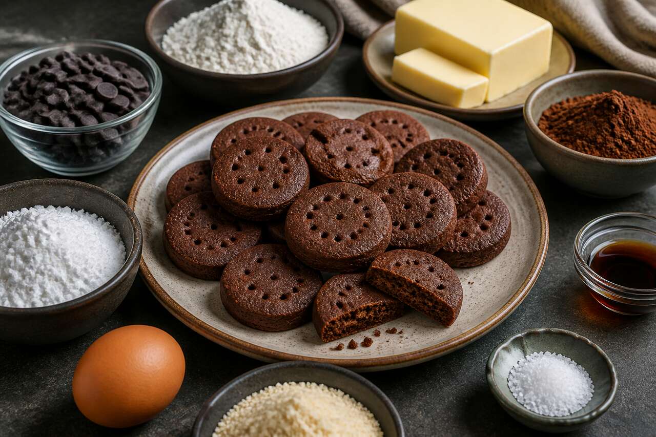 Recette de petits sablés au chocolat