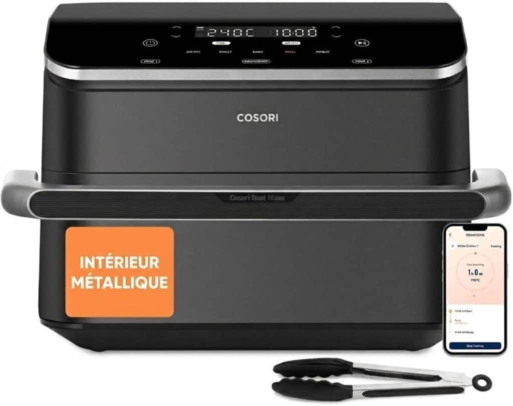 Test de la friteuse Cosori Air Fryer 10L Twinfry : efficacité double résistance