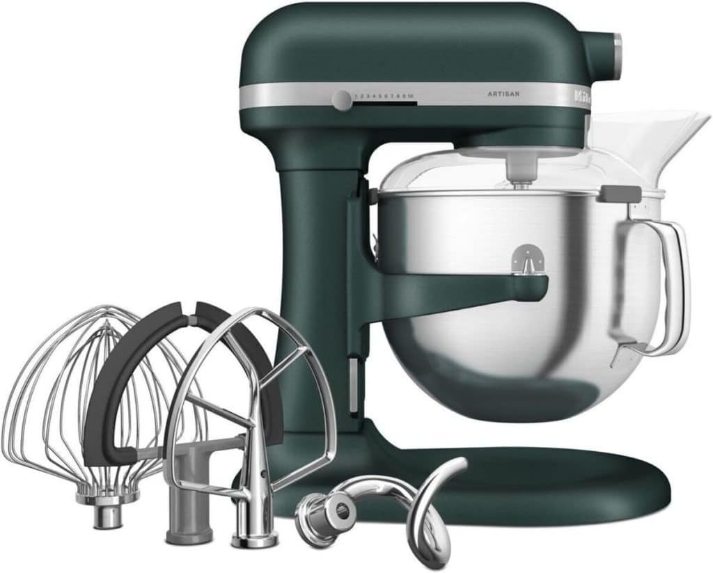 Test du robot pâtissier KitchenAid artisan pebbled palm