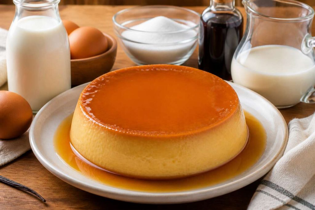Recette de flan caramel crémeux maison facile