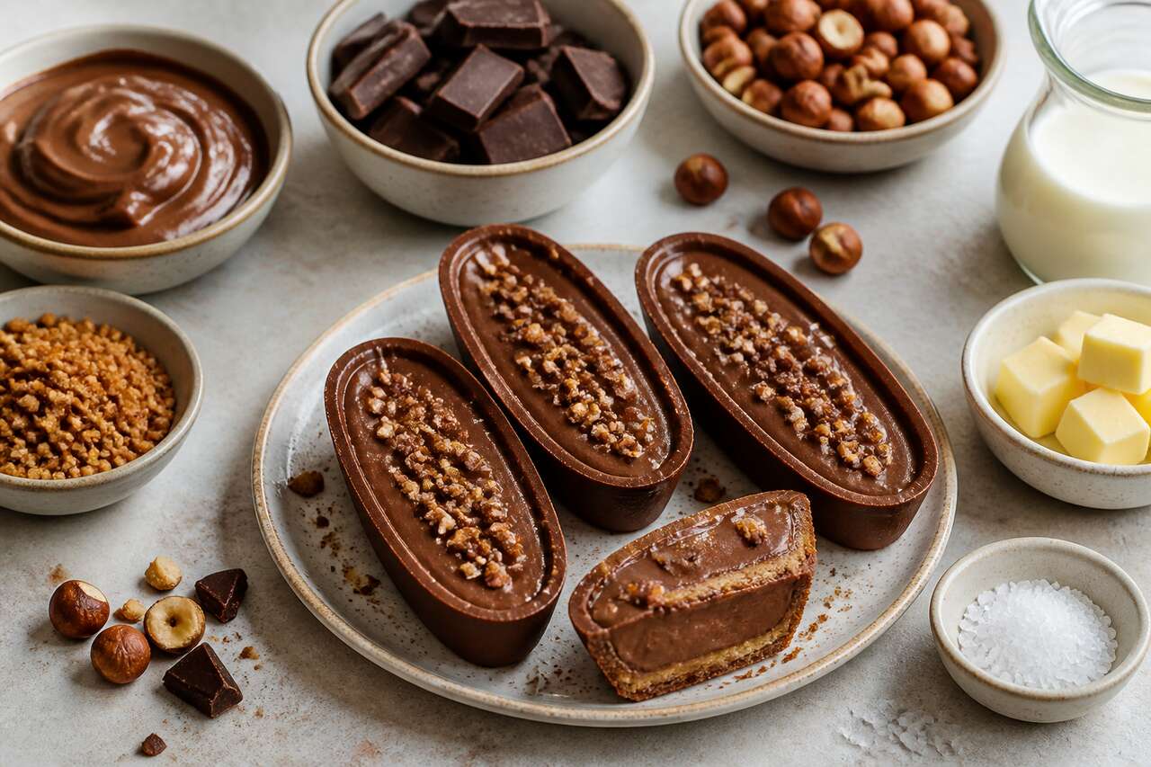 Recette de barquettes au gianduja
