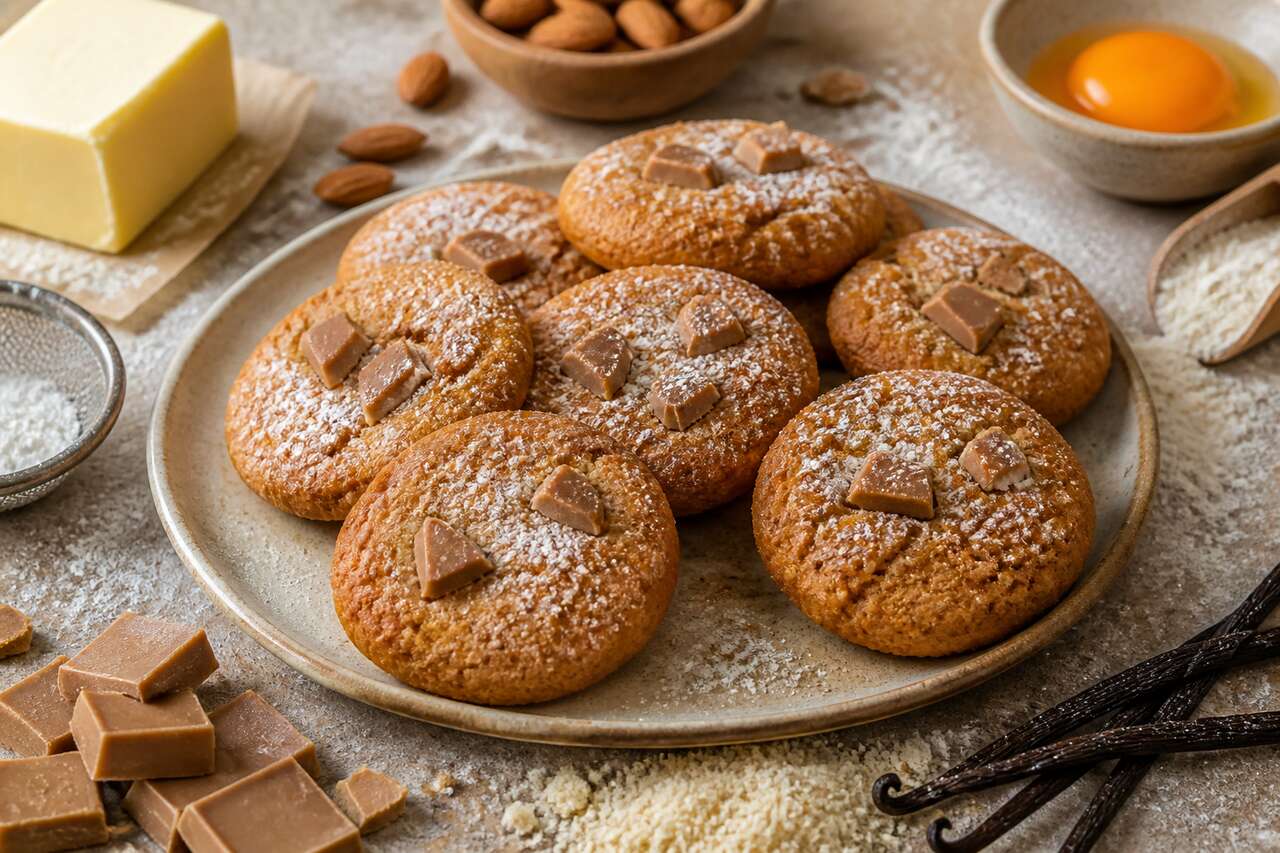 Recette de sablés au chocolat Dulcey