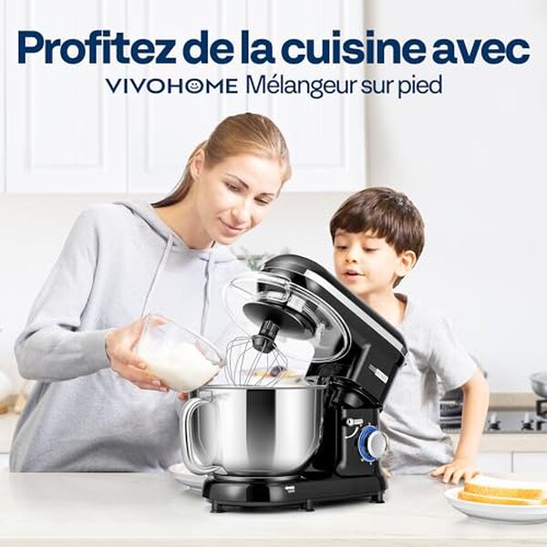 Découvrez notre test détaillé du robot pâtissier VIVOHOME 1500W : performances, polyvalence et verdict final pour vos préparations culinaires. 