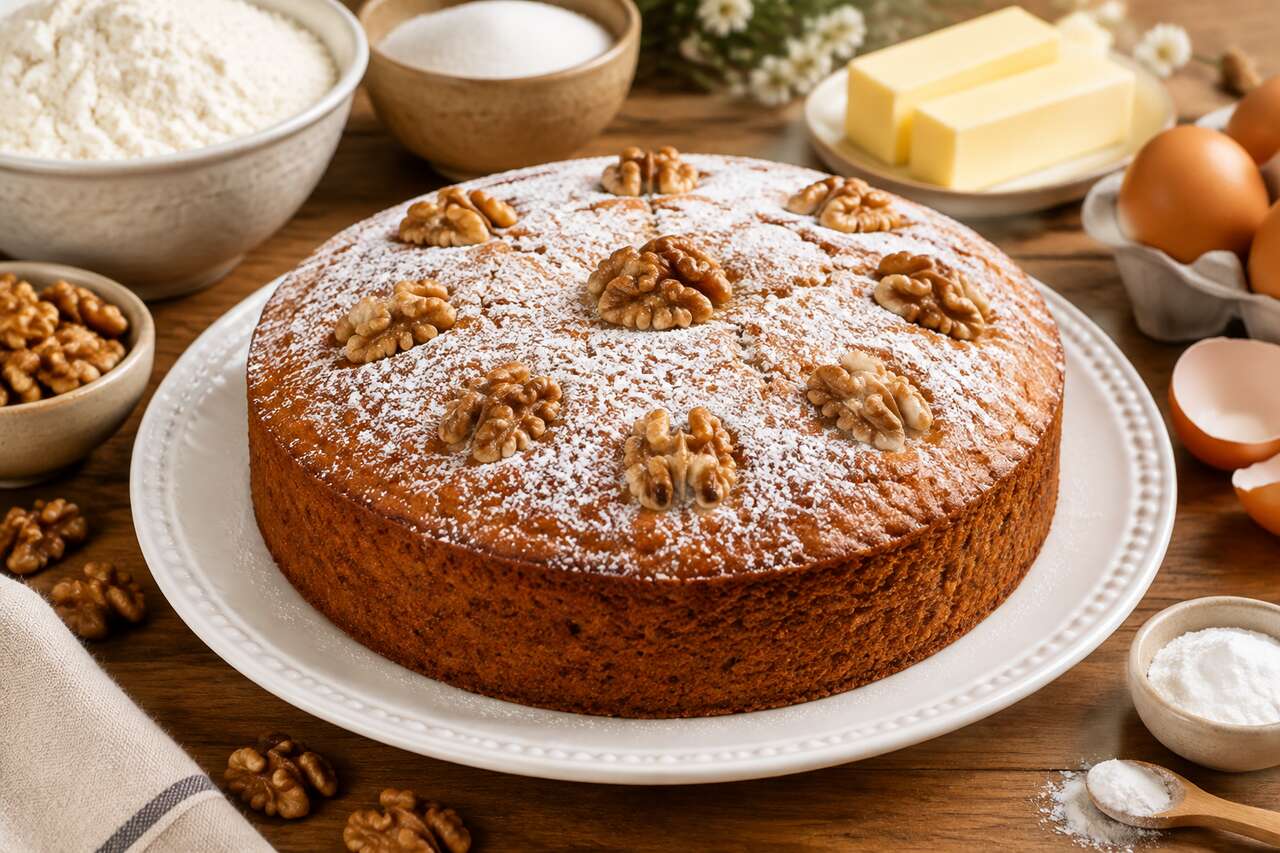 Gâteau aux noix facile : découvrez la recette inratable