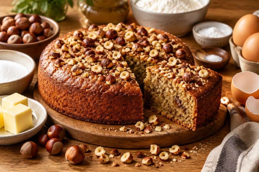Recette du moelleux aux noisettes fondant et gourmand