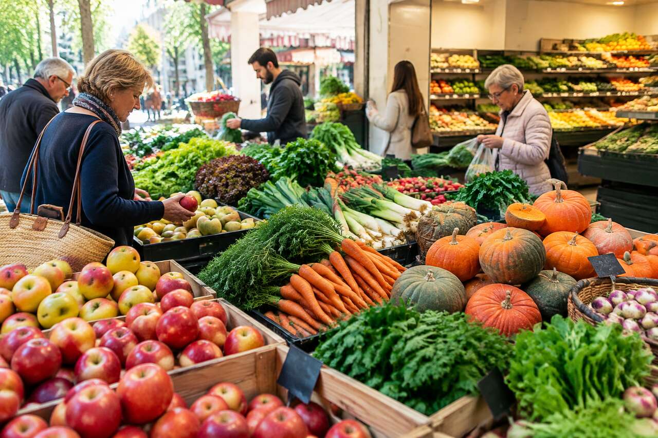 Comment reconna&icirc;tre des fruits et l&eacute;gumes de saison au march&eacute; et en supermarch&eacute;