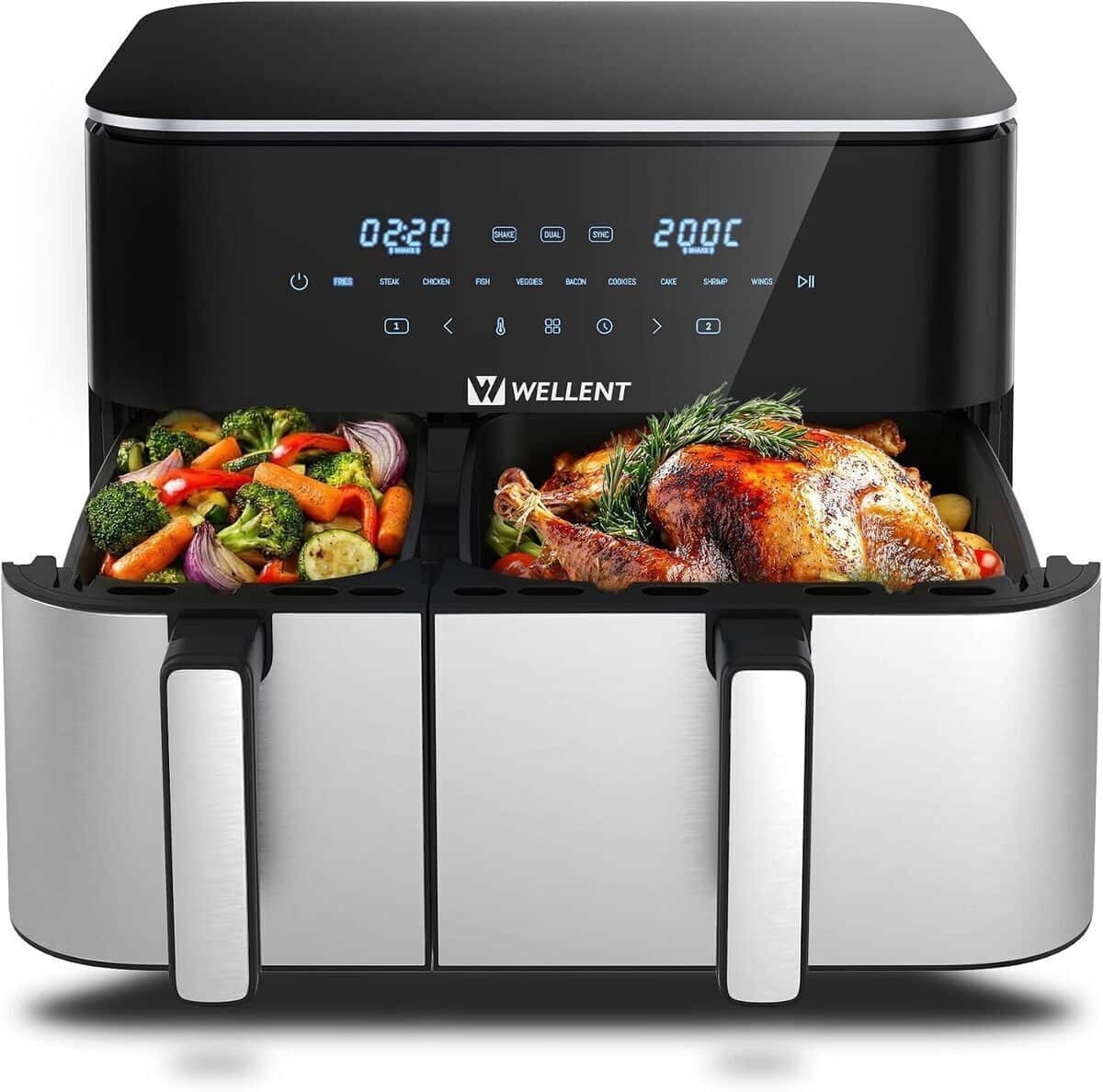 Test de la wellent 2600W xxl airfryer : performance XXL et fonctionnalités pratiques
