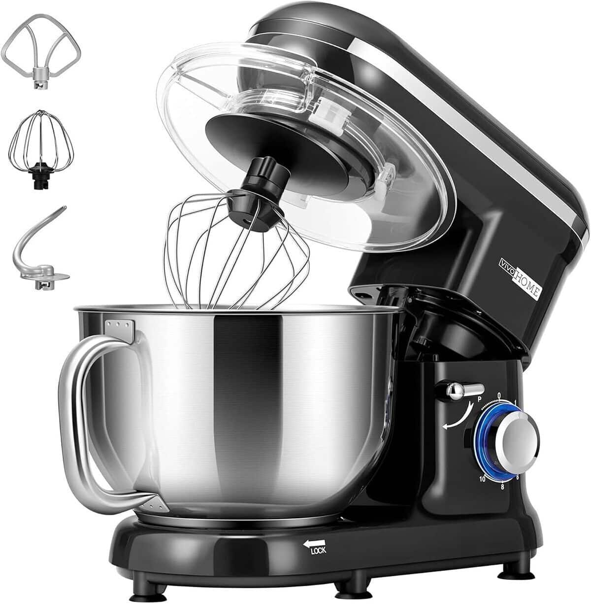 Test du robot pâtissier VIVOHOME 1500W : puissance et polyvalence en cuisine