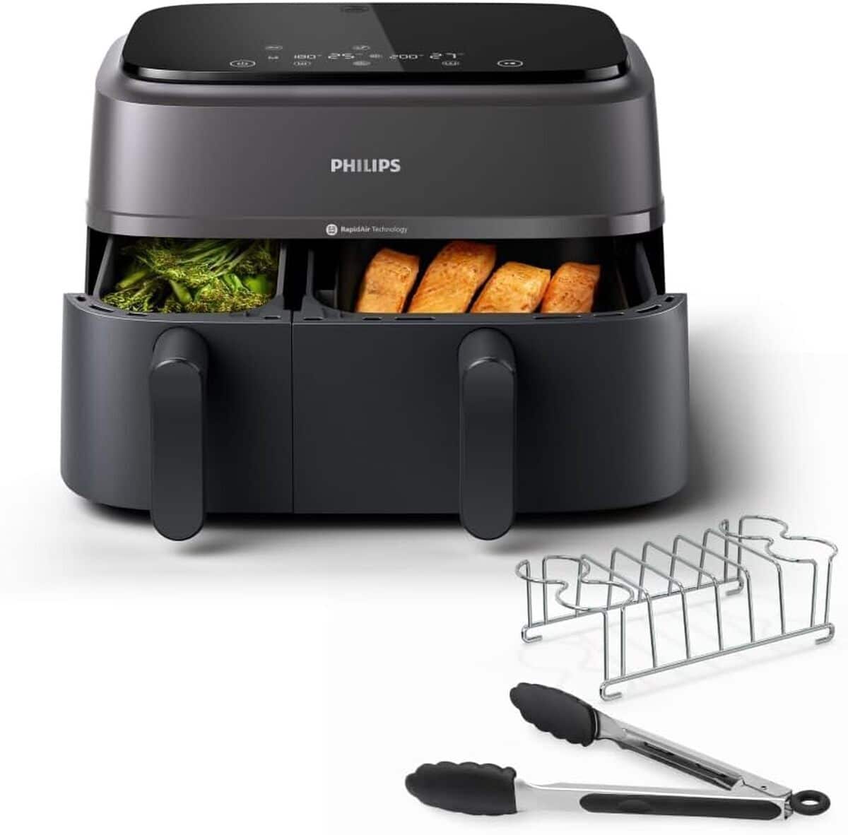 Test philips airfryer série 3000 : efficacité double panier