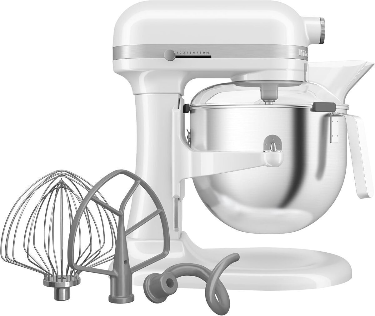Test : robot pâtissier kitchenaid heavy duty 6, 6l blanc