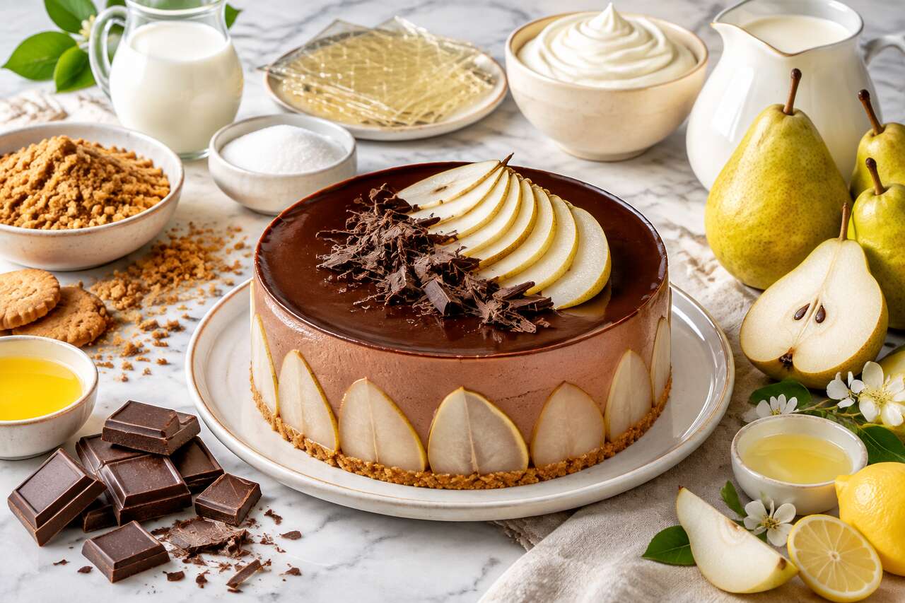 Comment préparer un bavarois poire chocolat parfait