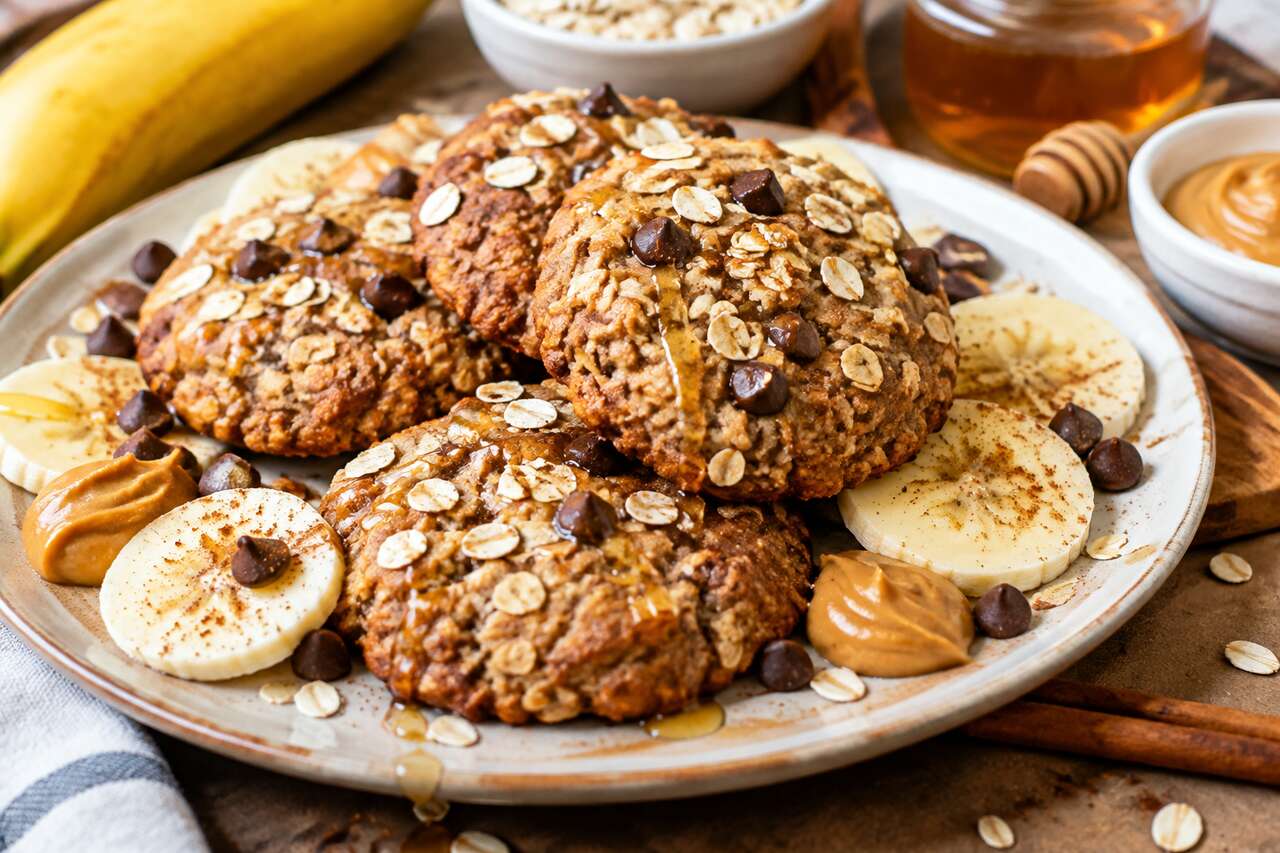 Recette facile : biscuit flocon d'avoine healthy pour un encas équilibré