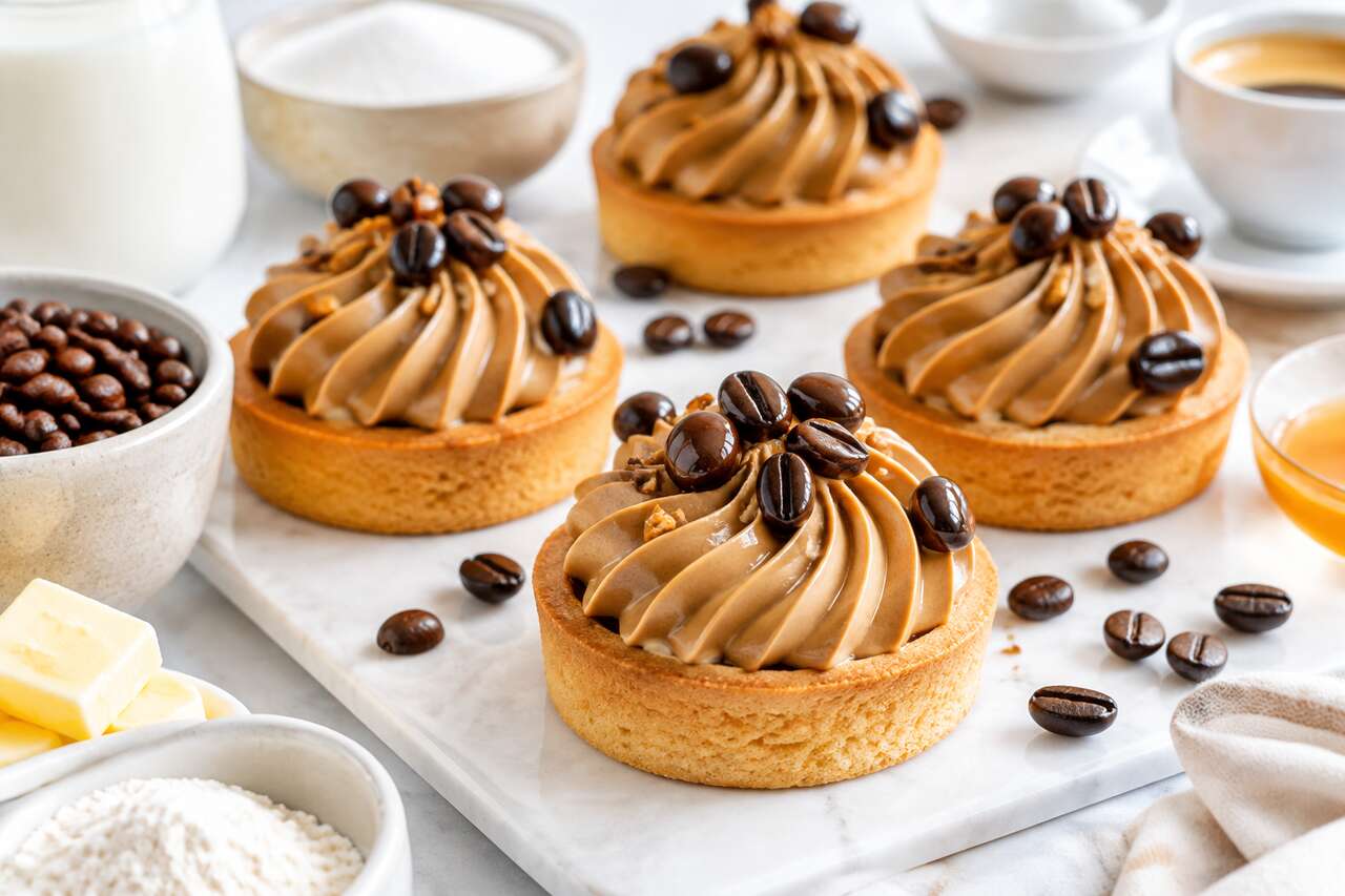 Recette des tartelettes infiniment café