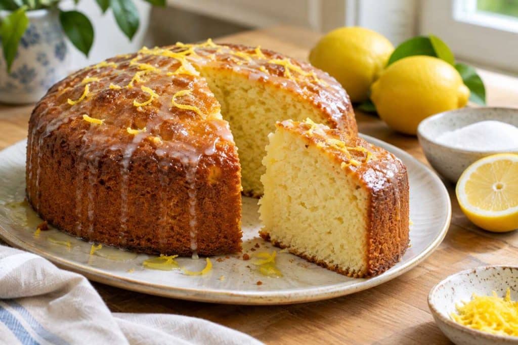 Cake au citron moelleux Thermomix : recette facile et rapide