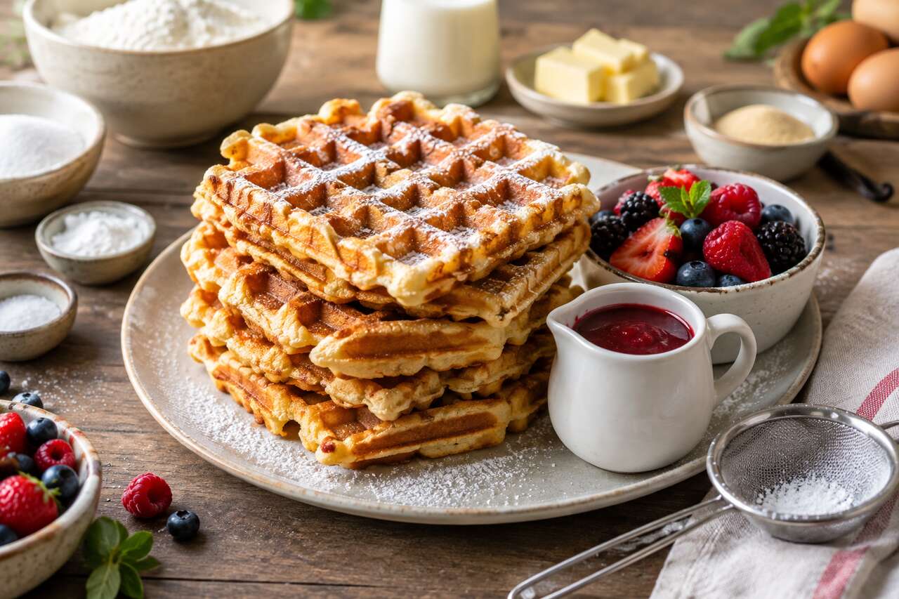 Recette de gaufres croustillantes faciles et irrésistibles