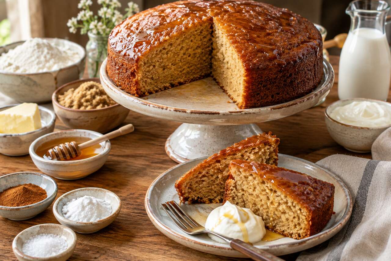 Recette gâteau au miel moelleux : secret d'une douceur irrésistible