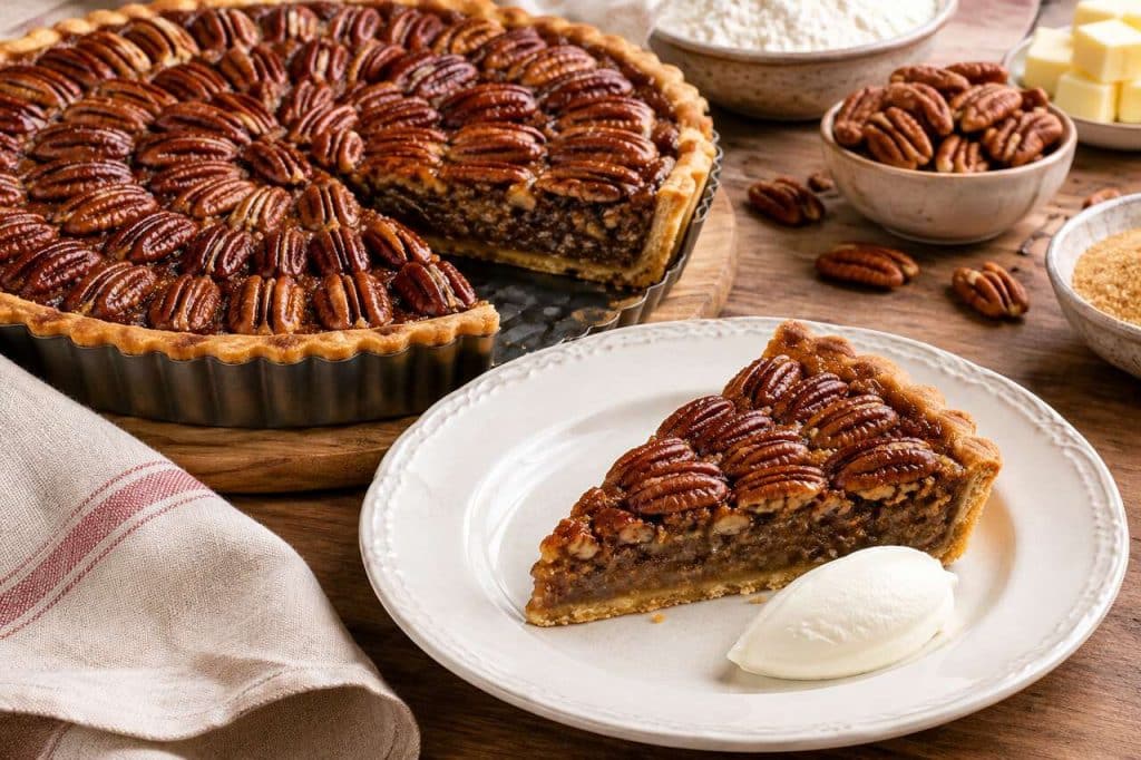 Recette de tarte aux noix de pécan