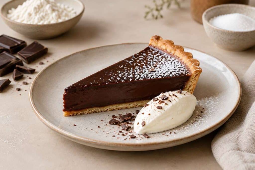 Recette de tarte au chocolat fondante et gourmande