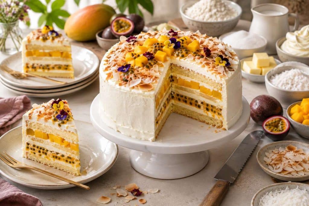 Recette du layer cake exotique