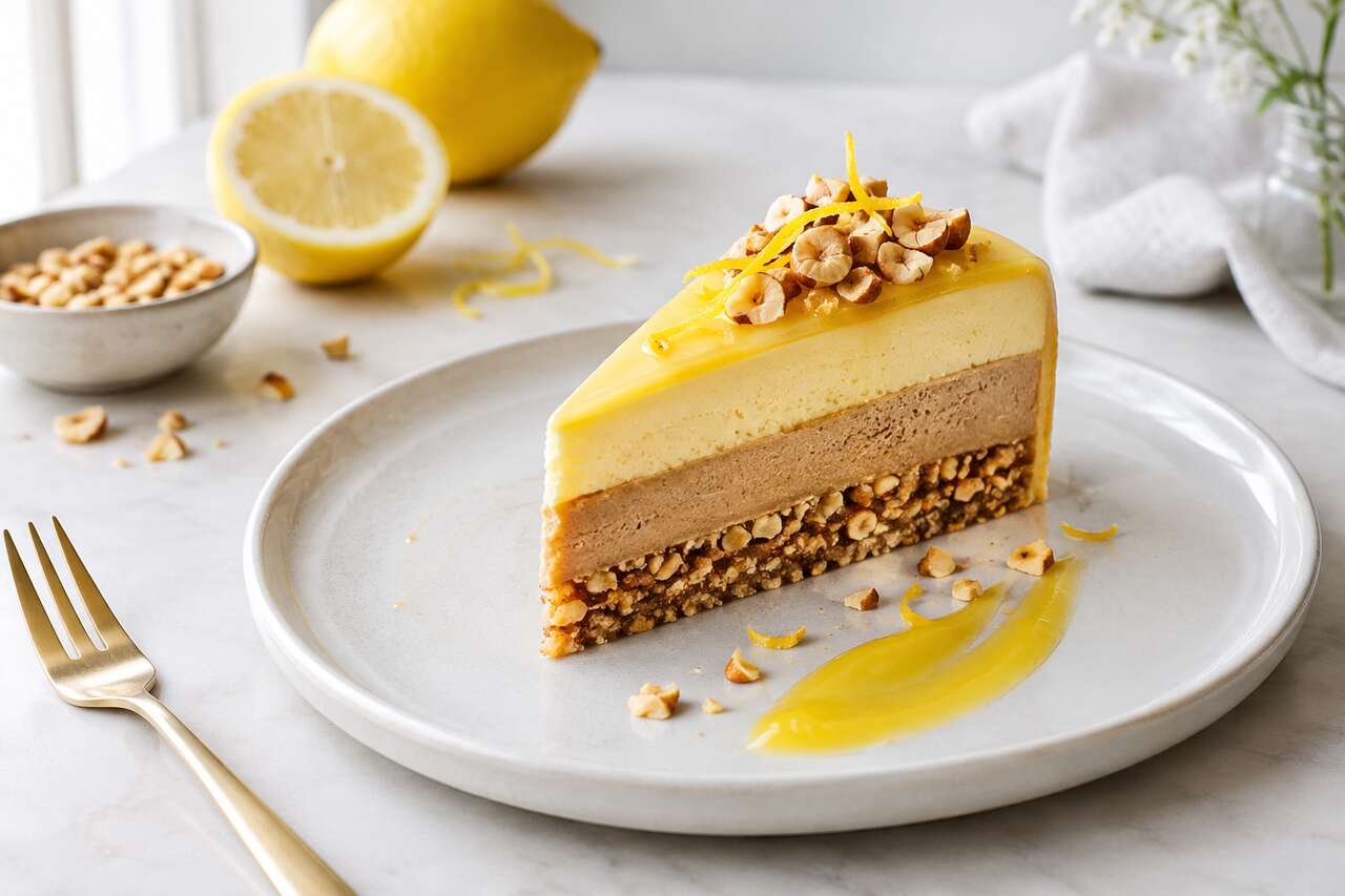 Recette d'entremets praliné et citron