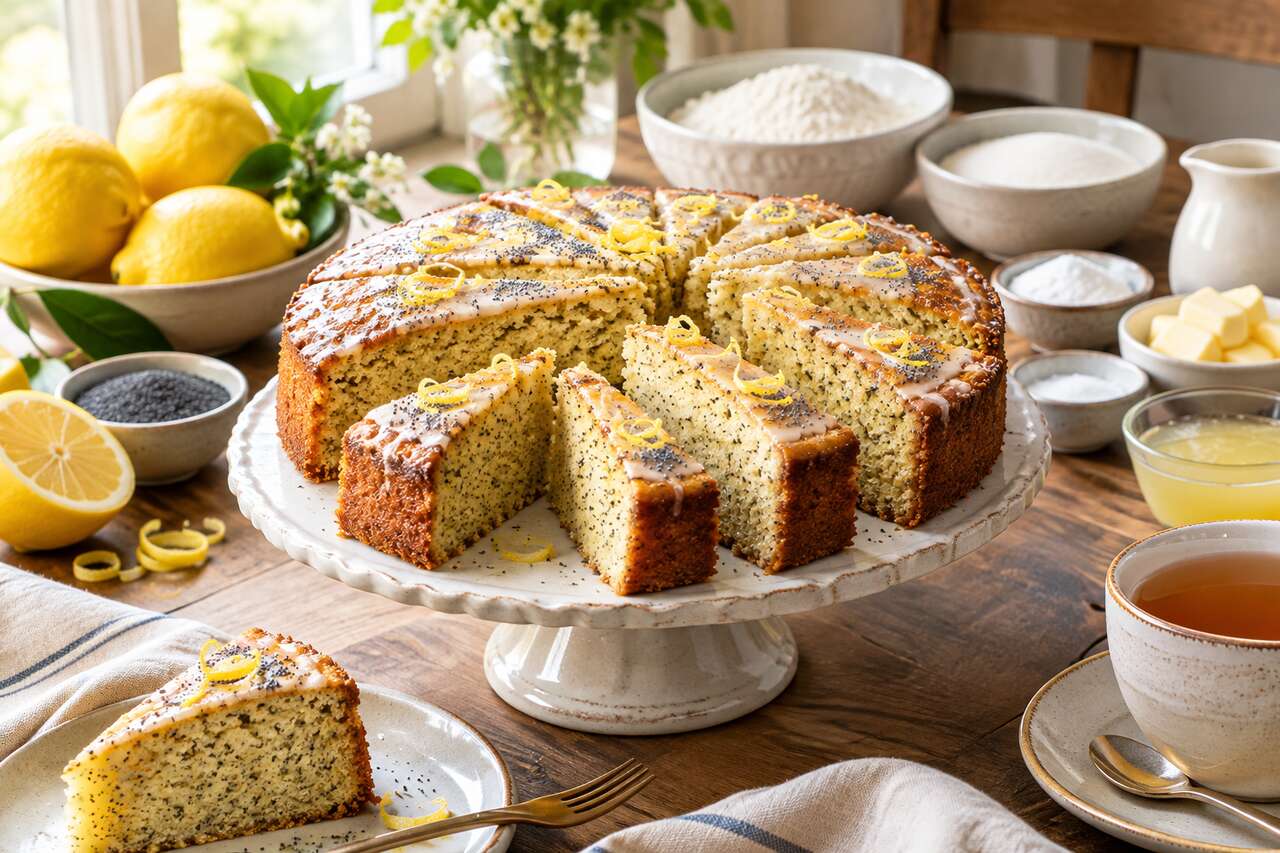 Recette du cake citron pavot de Nicolas Bernardé