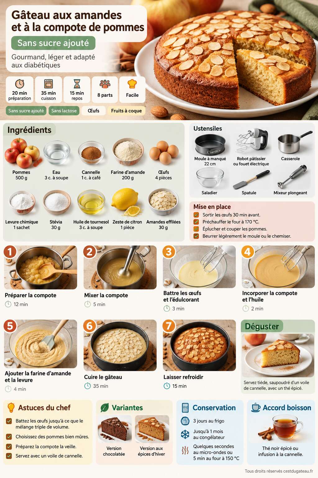 Fiche recette Recette de gâteau pour diabétique : idées délicieuses par Marmiton Fiche recette Recette de gâteau pour diabétique : idées délicieuses par Marmiton