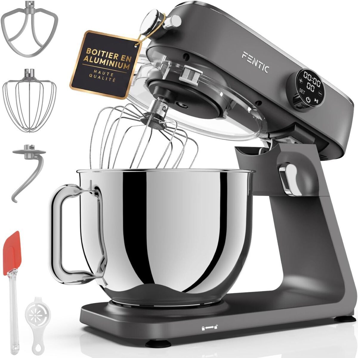 Test du robot pâtissier Fentic 1800W : puissance et efficacité en cuisine