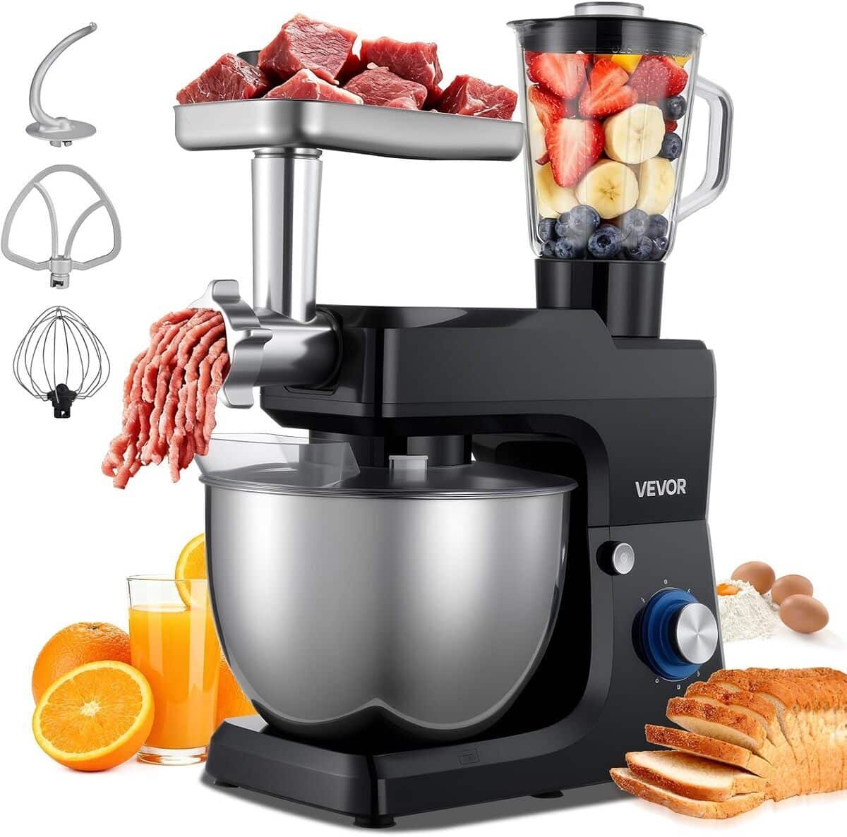 Test du robot pâtissier VEVOR 1500 W